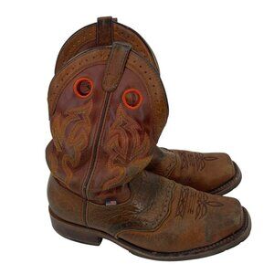 Double H Mens Size 11 2E Brown DH5400 12" Square Steel Toe Ice Roper WORK BOOT